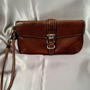 👛Vintage "Coach"  Wristlet | Women's Brown Wallet